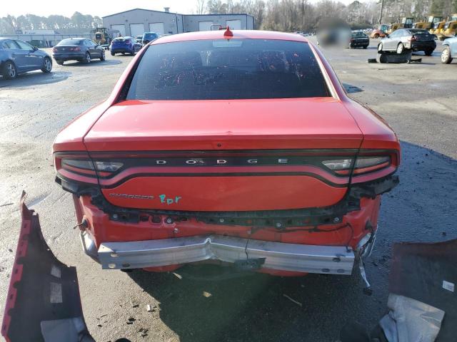 2C3CDXHG8HH643865 - 2017 DODGE CHARGER SXT RED photo 6