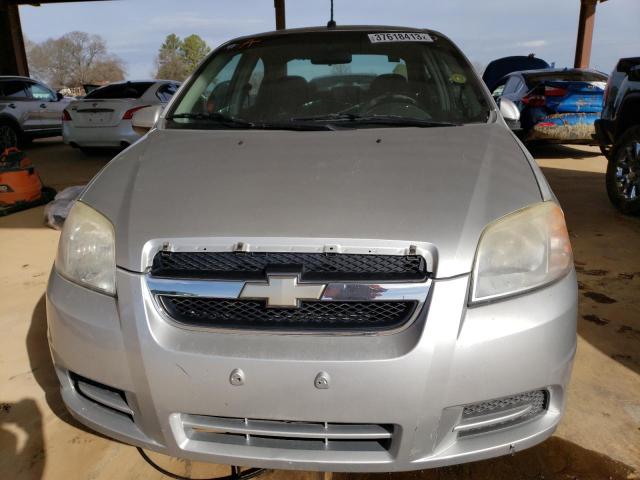 KL1TD5DEXBB161040 - 2011 CHEVROLET AVEO LS 银色 照片 5