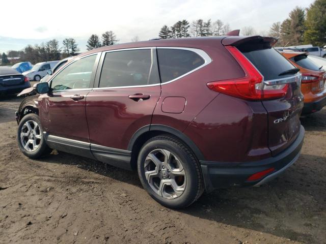 2HKRW2H80JH675993 - 2018 HONDA CR-V EXL BURGUNDY photo 2