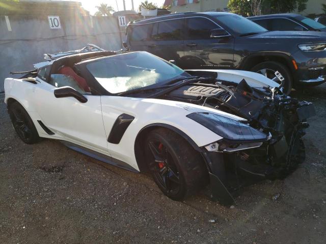 1G1YW2D7XK5117927 - 2019 CHEVROLET CORVETTE GRAND SPORT 1LT WHITE photo 4