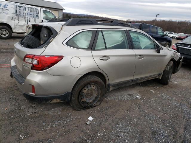 4S4BSAAC1G3224139 - 2016 SUBARU OUTBACK 2.5I TAN photo 3