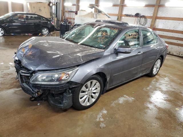 1HGCR2F86DA016457 - 2013 HONDA ACCORD EXL GRAY photo 1