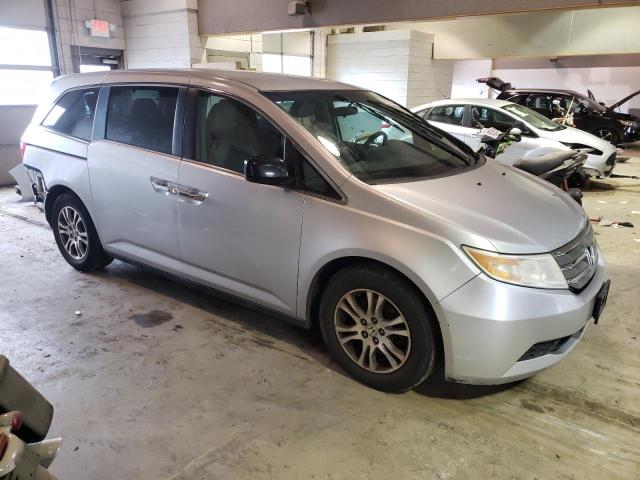 5FNRL5H47DB011782 - 2013 HONDA ODYSSEY EX SILVER photo 4