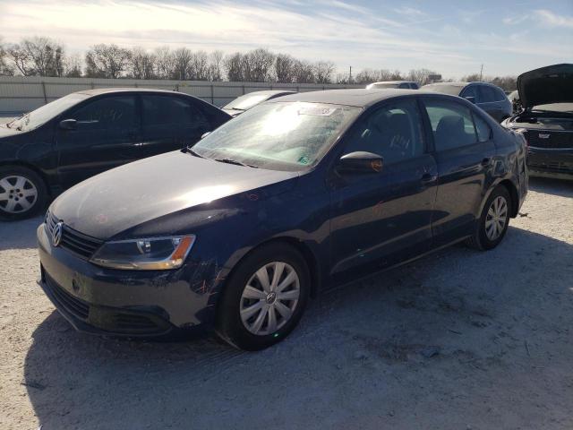 3VW2K7AJ1DM425164 - 2013 VOLKSWAGEN JETTA BASE BLUE photo 1