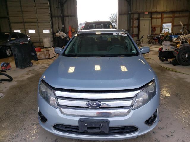 3FADP0L30AR137661 - 2010 FORD FUSION HYBRID BLUE photo 5