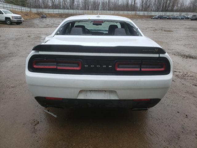 2C3CDZFJXNH109238 - 2022 DODGE CHALLENGER R/T SCAT PACK WHITE photo 6