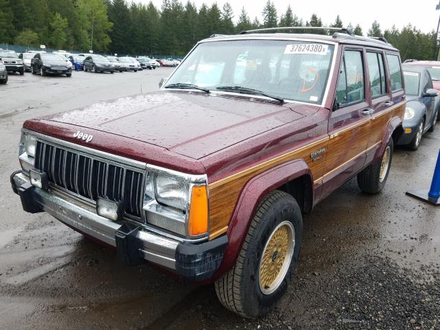 1J4FN78S7ML598807 - 1991 JEEP CHEROKEE BRIARWOOD  photo 2