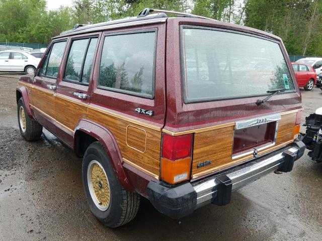 1J4FN78S7ML598807 - 1991 JEEP CHEROKEE BRIARWOOD  photo 3