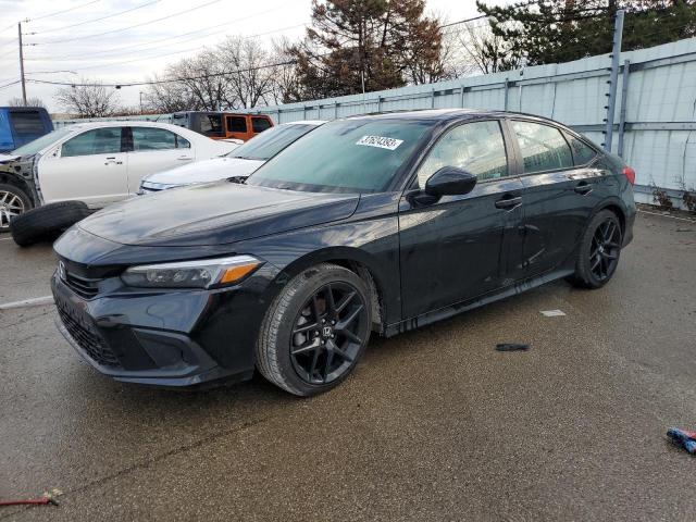 2HGFE2F5XNH504649 - 2022 HONDA CIVIC SPORT 黑色 照片 1