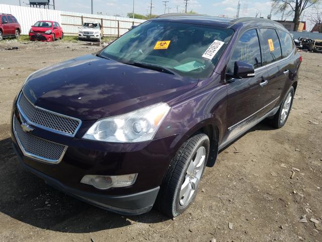 1GNER33D49S128102 - 2009 CHEVROLET TRAVERSE LTZ  photo 2