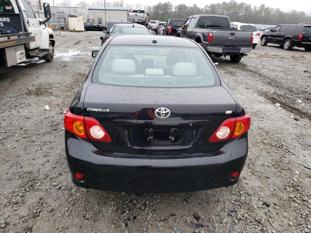 1NXBU40EX9Z155043 - 2009 TOYOTA COROLLA BASE BLACK photo 6