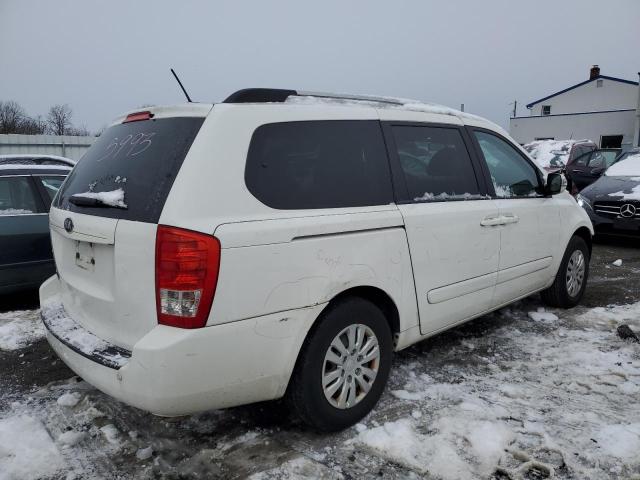 KNDMG4C74E6539531 - 2014 KIA SEDONA LX WHITE photo 3