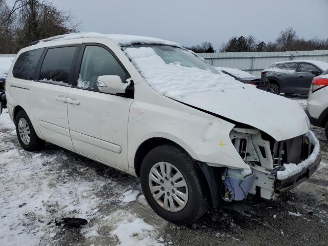 KNDMG4C74E6539531 - 2014 KIA SEDONA LX WHITE photo 4