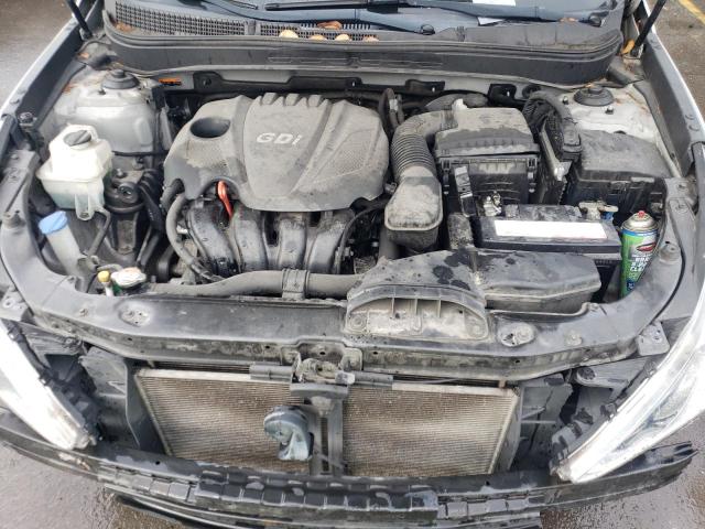 5NPEB4AC4EH908171 - 2014 HYUNDAI SONATA GLS SILVER photo 11