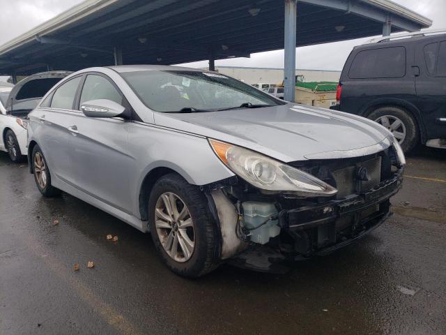 5NPEB4AC4EH908171 - 2014 HYUNDAI SONATA GLS SILVER photo 4