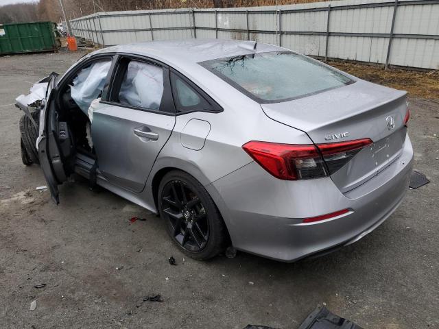 2HGFE2F5XNH552846 - 2022 HONDA CIVIC SPORT 银色 照片 2