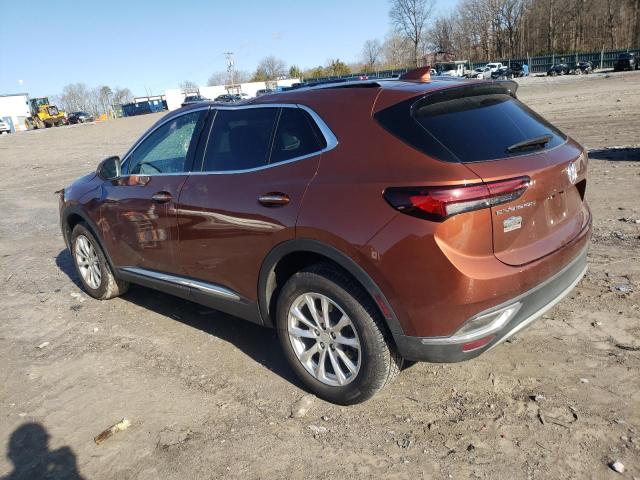 LRBAZLR48MD176549 - 2021 BUICK ENVISION PREFERRED ORANGE photo 2