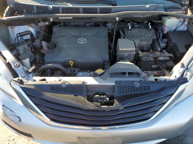 5TDKK3DC3BS101753 - 2011 TOYOTA SIENNA LE SILVER photo 12