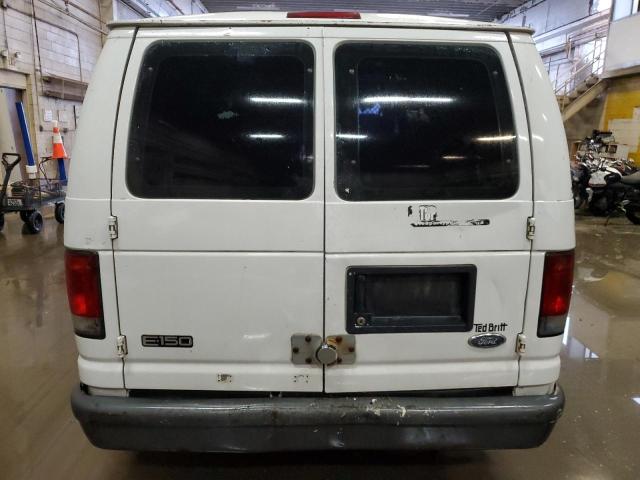 1FTRE14WX4HB46751 - 2004 FORD ECONOLINE E150 VAN WHITE photo 6