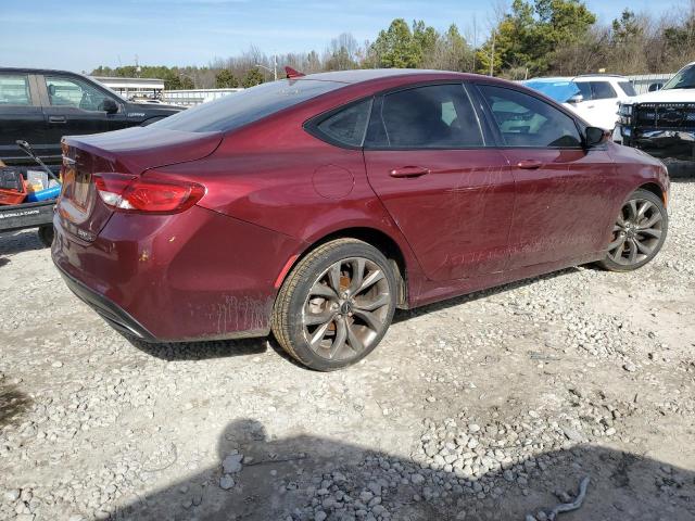 1C3CCCBB7FN652103 - 2015 CHRYSLER 200 S BURGUNDY photo 3