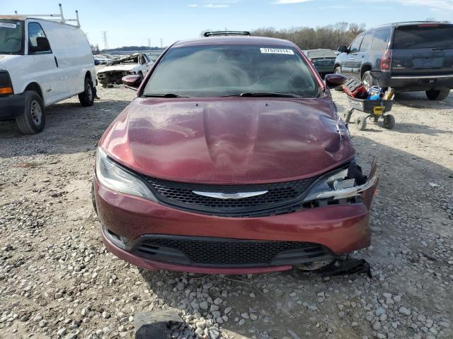 1C3CCCBB7FN652103 - 2015 CHRYSLER 200 S BURGUNDY photo 5