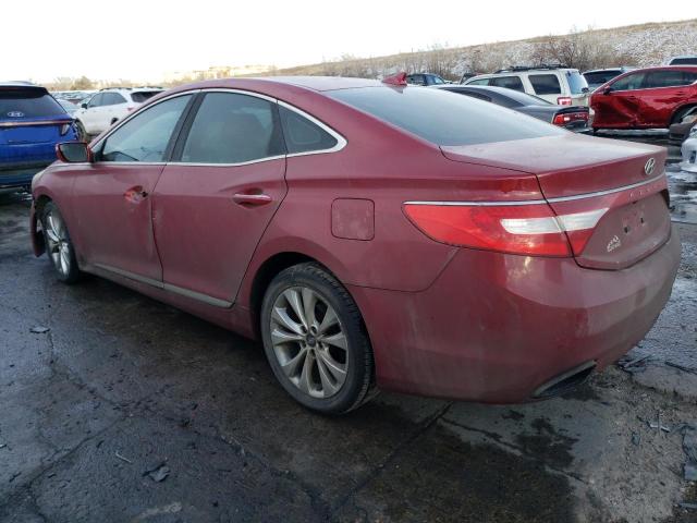 KMHFH4JG6EA370176 - 2014 HYUNDAI AZERA GLS RED photo 2