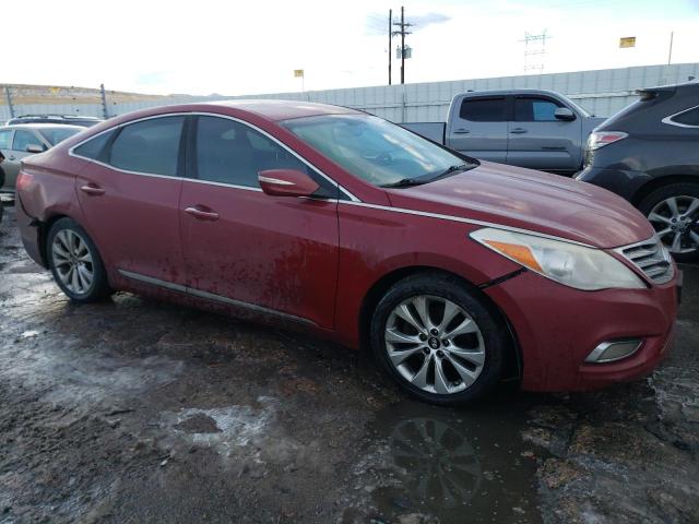 KMHFH4JG6EA370176 - 2014 HYUNDAI AZERA GLS RED photo 4