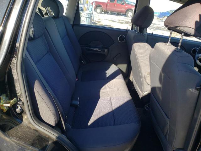 KL1TD66687B721737 - 2007 CHEVROLET AVEO BASE BLACK photo 10