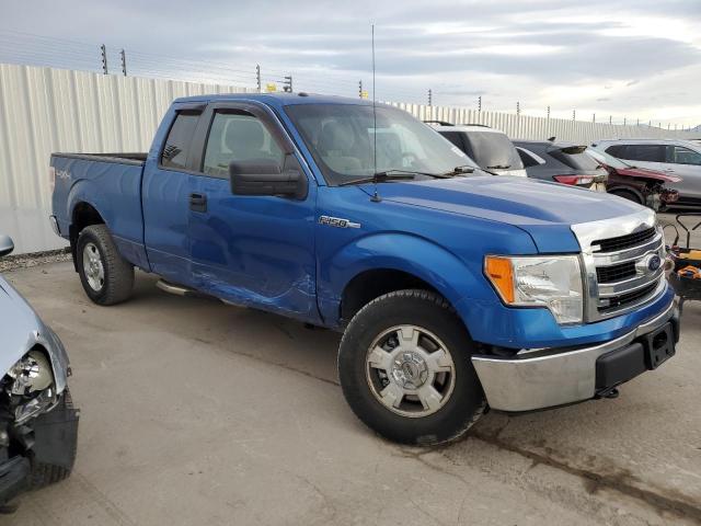 1FTEX1EM1DKD66921 - 2013 FORD F150 SUPER CAB BLUE photo 4