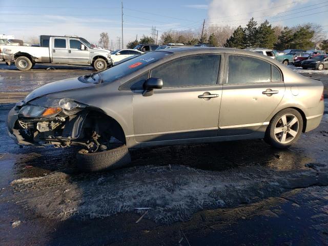 2HGFA16998H309655 - 2008 HONDA CIVIC EXL GRAY photo 1