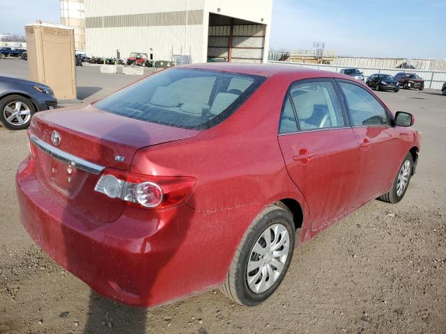 5YFBU4EE5DP192892 - 2013 TOYOTA COROLLA BASE RED photo 3