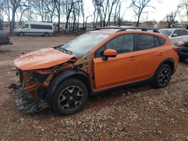 JF2GTABCXJH247114 - 2018 SUBARU CROSSTREK PREMIUM ORANGE photo 1