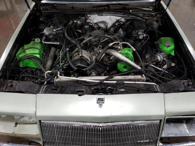 1G4GM47A4FH448174 - 1985 BUICK REGAL LIMITED GREEN photo 11