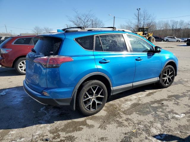 2T3JFREV8GW438525 - 2016 TOYOTA RAV4 SE BLUE photo 3