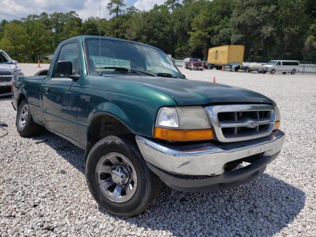 1FTYR10C2YPB01276 - 2000 FORD RANGER GREEN photo 1