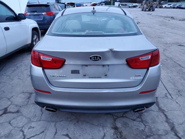 KNAGM4A71F5574900 - 2015 KIA OPTIMA LX SILVER photo 6