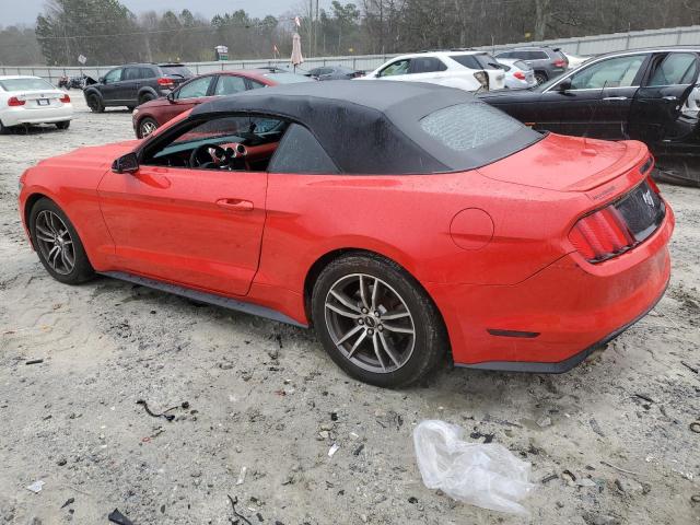 1FATP8UH6H5217841 - 2017 FORD MUSTANG RED photo 2