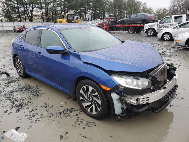 SHHFK7H21HU229530 - 2017 HONDA CIVIC LX BLUE photo 4