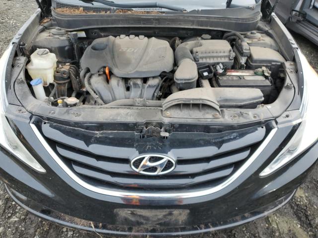 5NPEB4AC0CH465451 - 2012 HYUNDAI SONATA GLS BLACK photo 11