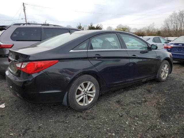 5NPEB4AC0CH465451 - 2012 HYUNDAI SONATA GLS BLACK photo 3