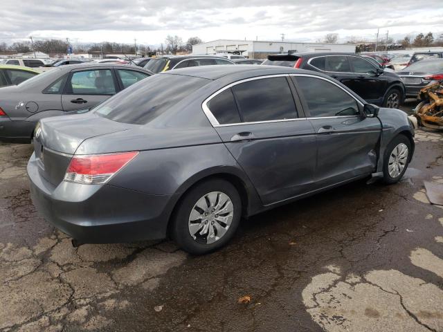 1HGCP26359A178534 - 2009 HONDA ACCORD LX GRAY photo 3