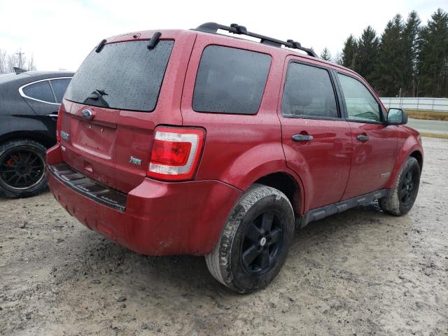 1FMCU03Z28KE38042 - 2008 FORD ESCAPE XLT RED photo 3