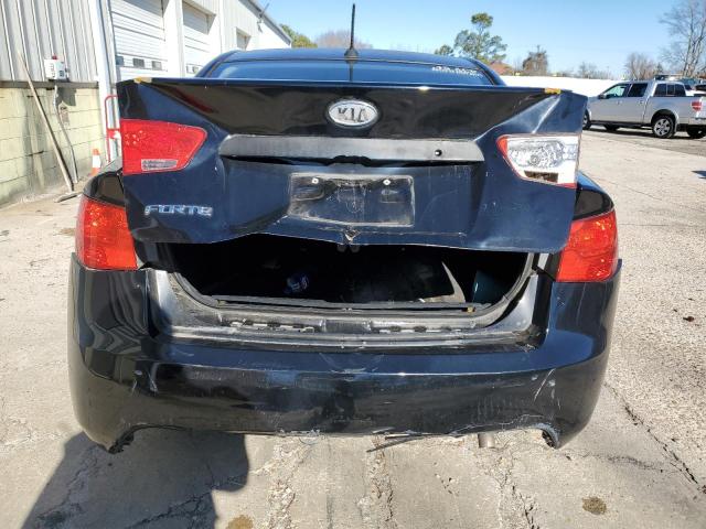 KNAFT4A25A5809147 - 2010 KIA FORTE LX BLACK photo 6