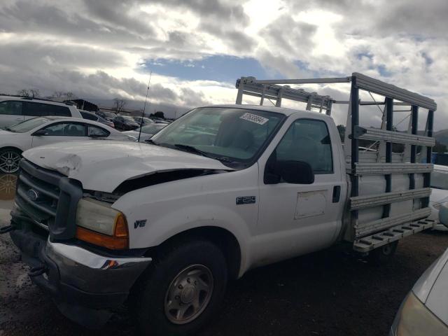 1FTNF20L41EB73244 - 2001 FORD F250 SUPER DUTY WHITE photo 1