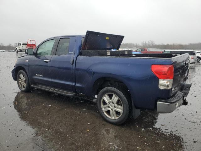 5TBBV58108S515652 - 2008 TOYOTA TUNDRA DOUBLE CAB LIMITED BLUE photo 2