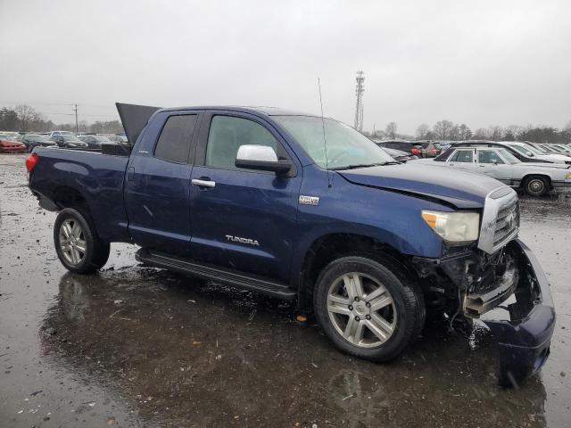 5TBBV58108S515652 - 2008 TOYOTA TUNDRA DOUBLE CAB LIMITED BLUE photo 4