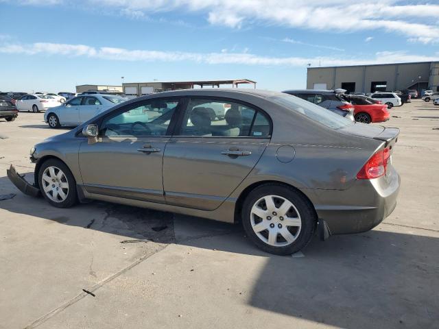 2HGFA16566H505773 - 2006 HONDA CIVIC LX GRAY photo 2