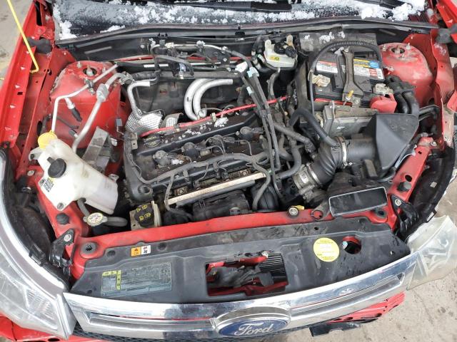 1FAHP35N68W187926 - 2008 FORD FOCUS SE RED photo 11