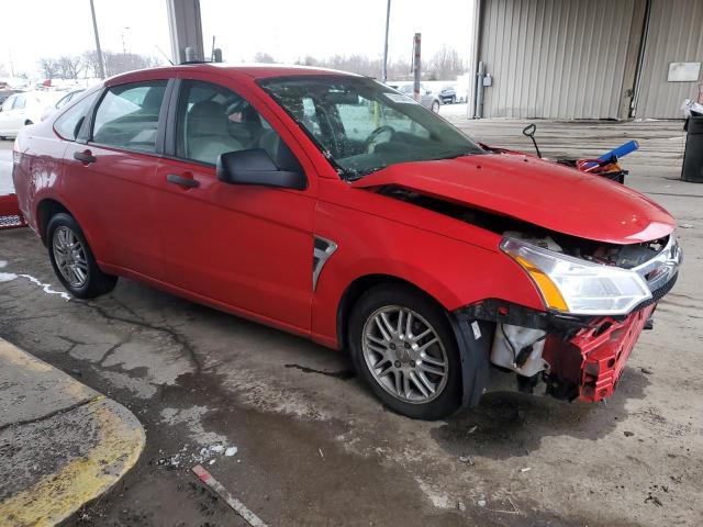 1FAHP35N68W187926 - 2008 FORD FOCUS SE RED photo 4