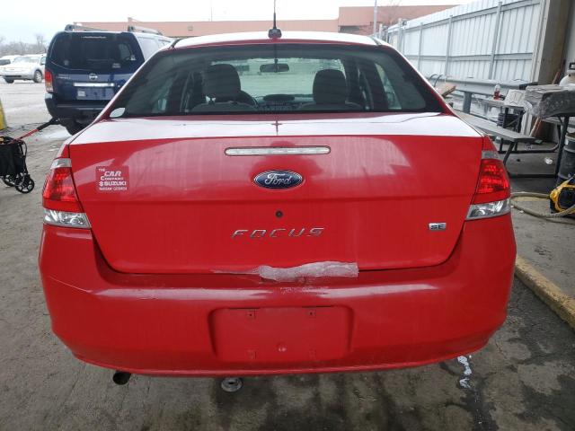 1FAHP35N68W187926 - 2008 FORD FOCUS SE RED photo 6